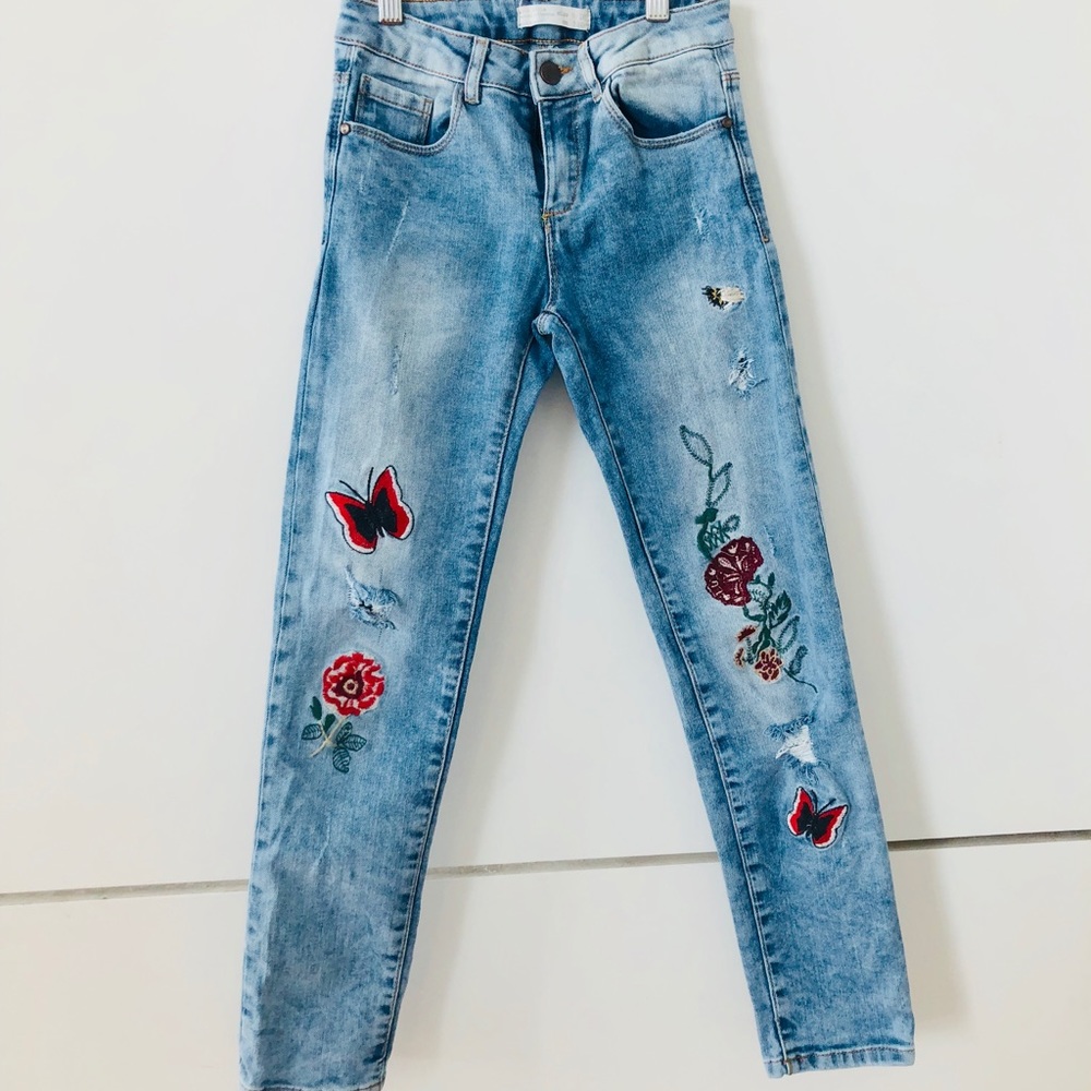 Zara girl jeans size 9/10